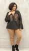 Immagine di PLUS SIZE ANIMAL PRINT STRETCH TOP